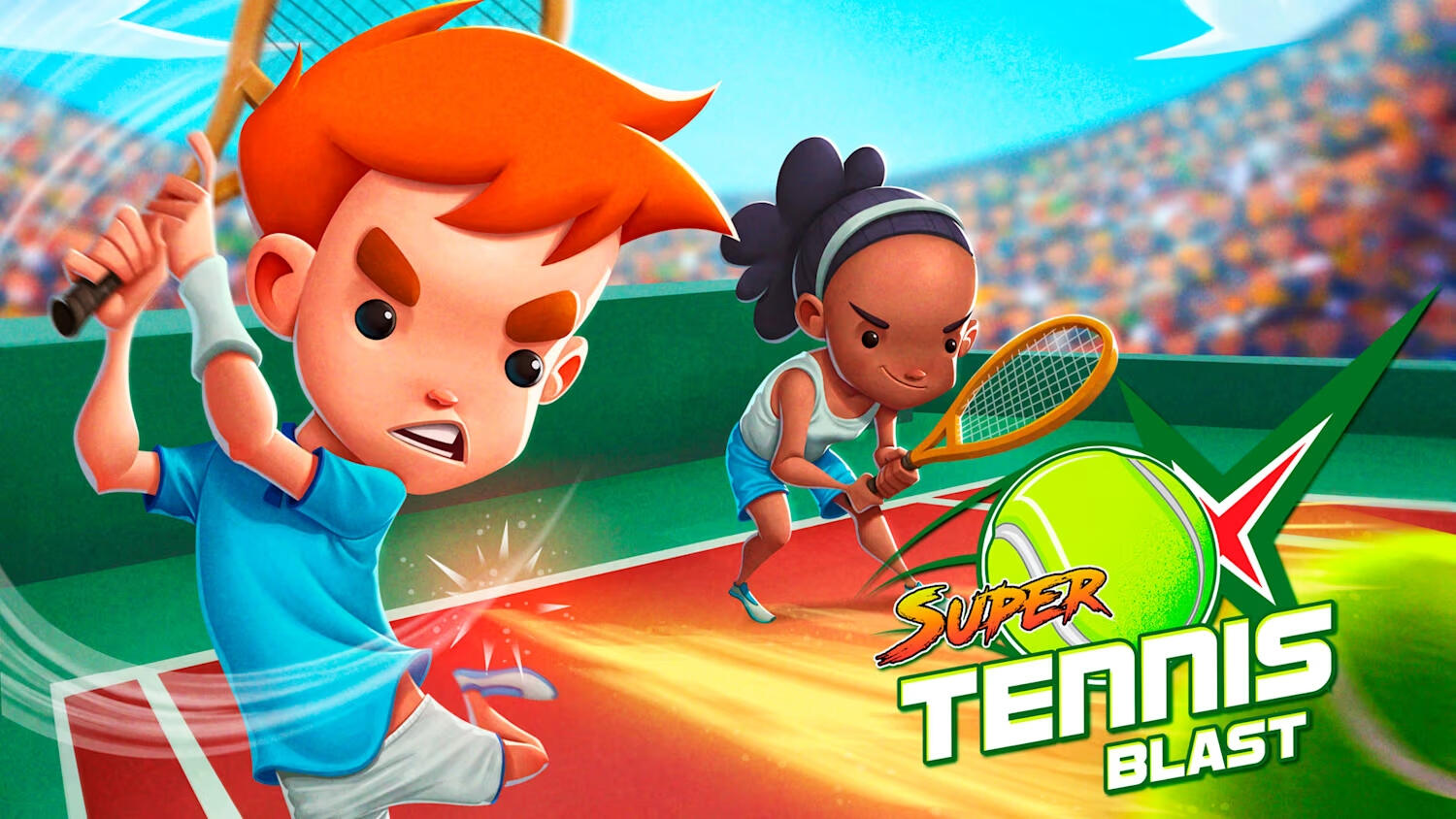 Super Tennis Blast (2019): Xbox One, Nintendo Switch, PlayStation 4 & PC Arcade sport Developer & Publisher: Unfinished Pixel